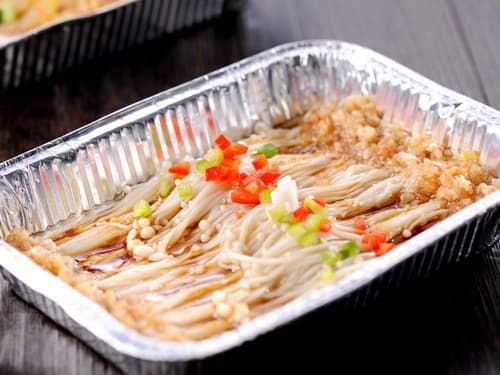 西岗锡纸烤金针菇